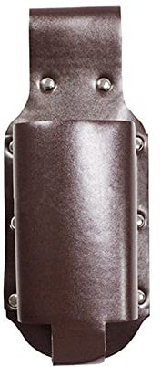 HWZ 2PCS Porte-Bouteille en Cuir Portable Taille Suspendu Sac de Ceinture de bière Pratique Bouteilles de vin Porte-canette de Boisson (HWZ-YZ-2147-brown)
