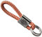 HARLEY-DAVIDSON Bar & Shield Orange Vinyl Braid Schlüsselanhänger