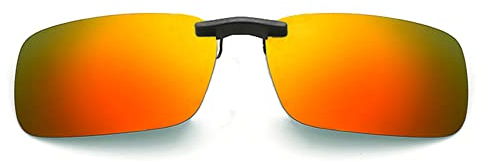 Polarisierte Unisex Clip-on-Sonnenbrille, Anti-UVA UVB Sonnenbrille zum Aufstecken, Sonnenbrille Clip für Autofahren Angeln Radfahren Urlaub Sonne Männer Frauen