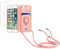 Kaslly Cordon de Coque Compatible avec iPhone 6/6S/7/8/SE 2020+[2 Pièces Verre Trempé],Couvercle Coulissant de la Caméra+Support Annulaire à 360 Degrés,Fentes pour Cartes-Rose