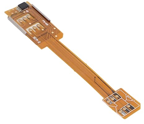 Adaptateur de Carte Micro SIM vers Nano SMI, Adaptateur Double Carte SIM Nano SD (2 pièces), Adaptateur D'extension SIM 8,4 Cm Câble FPC pour Tous Les Téléphones
