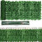 SOYCCYOP Künstliche Efeu Hecke Sichtschutz, 6 Stück 100 * 300CM Efeu Sichtschutz Outdoor, Balkon Sichtschutz Efeu, Zaun Sichtschutz für Gartenhecken Balkon, Mit 30 Sätze Zusätzliches Laub