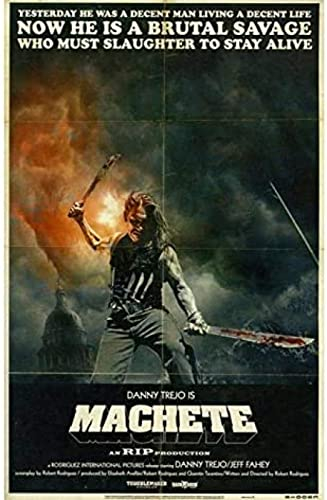 Poster Machete Vintage Filmplakat, Wandkunst, Bilder, Leinwand, Malerei, Dekor, Kunstposter Und Drucke, Heimdekoration 50X70Cm Kein Rahmen