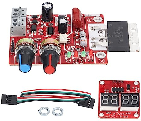 Punktschweiß-Steuerplatine, Digitale PCB-Leiterplatine für DIY-Punktschweißgerät mit Zeitstromsteuerung, Hochleistungs-Punktschweißmaschine Platine für präzises Schweißen