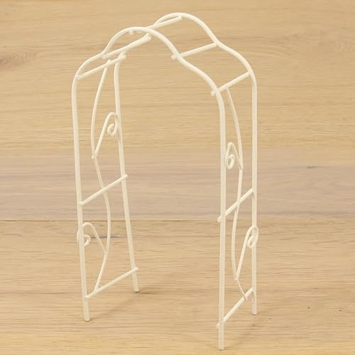 FADEDA Rankbogen Mini, weiß/Höhe: 10cm