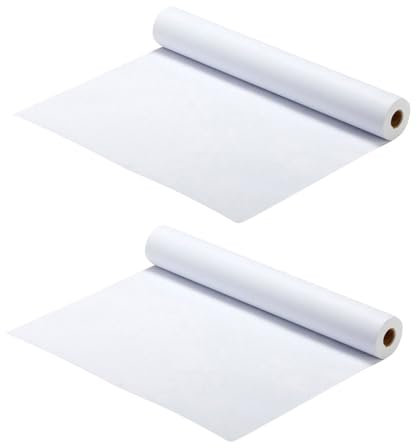 EXCEART 2 Rollen Zeichenpapier Maltafel für Kinder Entwurfspapier skizzieren Geschenkpapier staffelei leeres skizzenpapier Zeichenzubehör überdimensioniert Zeichenbrett Baby weißes Papier