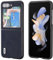 König Design Custodia per Samsung Galaxy Z Flip 5, Galaxy Z Flip 5 5G, a portafoglio, con funzione leggio, per Samsung Z Flip 5 Cover (blu)