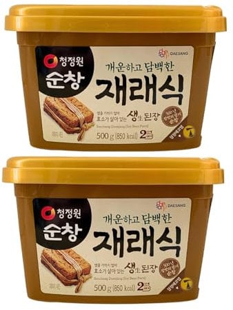 Daesang Korean Soybean Paste Doenjang (Soy Bean Paste) 500g (Bundle 2 packs)