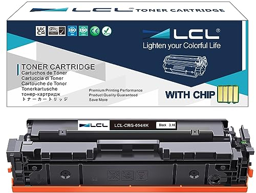 LCL Kompatibel TonerKartusche 054 054H CRG-054 CRG-054H 3028C002 kompatibel für Canon i-SENSYS LBP621cw 623cw MF643CDW MF645CX MF640C MF641CW MF642CDW MF643CDW MF644CDW MF645CX LBP621CW (1 Schwarz)