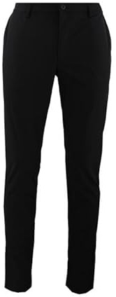 ALBERTO Slim Fit Hose ROB Performance Muster blau Größe W33 L34