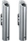 MOERGO 2pcs Wandaschenbecher Für Draußen, Wandaschenbecher Für Draußen, Wand-Aschenbecher Edelstahl Outdoor Zigaretten-Aschenbecher Creative Public Smokeless Ash Tray Smoking Receptacles Abschließbar