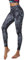HAPYWER Damen Halloween Leggings Yoga Leggings High Waist Totenkopf Leggings Bunte Yogahose Gym Sport Leggings für Running Workout Bedruckte Stretch Compression Leggings(Totenkopf-Schwarz,S)