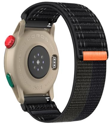 Nylon Armbänder für COROS PACE 3 Armband, Elastisches Stoff Atmungsaktiv Verstellbares Sportarmband für Herren Damen Loop Ersatzarmband Kompatibel mit COROS PACE 3 Uhrenarmband (B,M)