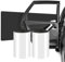 ROELLY 2X Protector Garaje Pared, Protector Pared Garaje, 2mx20cmx6,5mm Protector Columna Garaje Engrosada, Autoadhesiva, para Paredes de Garaje contra Arañazos de Coche, Negro