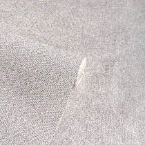 Arthouse Luxury Plain Soft Silver Textured Vinyl Wallpaper 299307