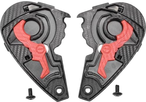 Black Atom Full Face Motorcycle Helmet Visor Shield Replacement Base Plate Set