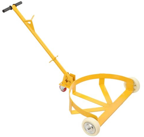 ECUTEE Fasswagen Fassheber Fassroller ML für 100L-200L Fässer 60cm Fassschlüssel Hand Transportwagen Runder Wagen mit Rädern zum Transportieren von ölfass Zylindern Trommel Pflanzentopf 500kg
