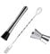 Cocktail Muddler Set, cocktail Mélanger Spoon Muddler et 15 ml 30ml Jigger en acier inoxydable Bar outils pour les réunions d'amis et les fêtes de la maison