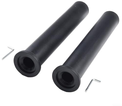 2 manicotti adattatori per bilanciere per conversione di pesi standard da 1 a 2 (30 cm)