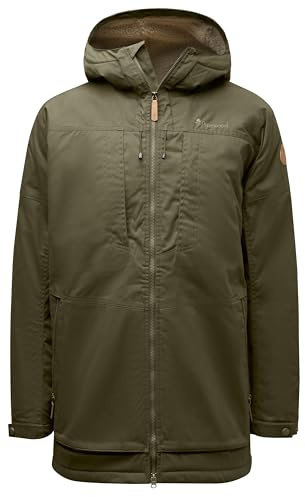 Pinewood Herren Finnveden Winter Jacke - Warmer und wetterfester Parka Herren mit Teddyfleece-Futter, verstellbarer Kapuze und praktischen Taschen - stilvoll & funktional