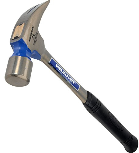 Vaughan R606 800g Solid Steel Plain Face Straight Claw Ripping Hammer