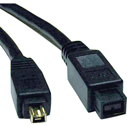 Tripp Lite FireWire 800 IEEE 1394b Câble Haute Vitesse (9 Broches/4 Broches) 1,8 m (F019-006) Noir