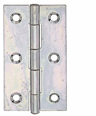 Alberts 345419 Scharnier | schmal | sendzimirverzinkt | 80 x 41 x 1,20 mm