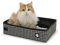 Cat1st Reise Katzenklo Mobile Katzentoilette - Schwarz