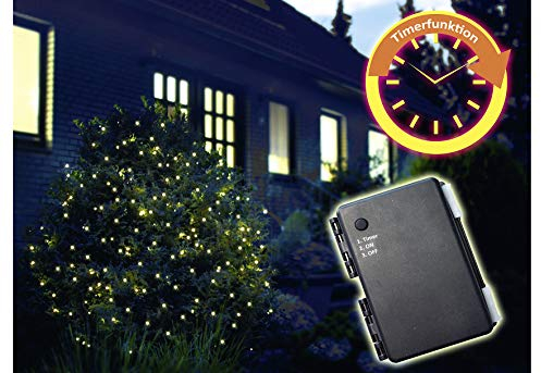 LED-Batterielichterkette 160er warmweiss