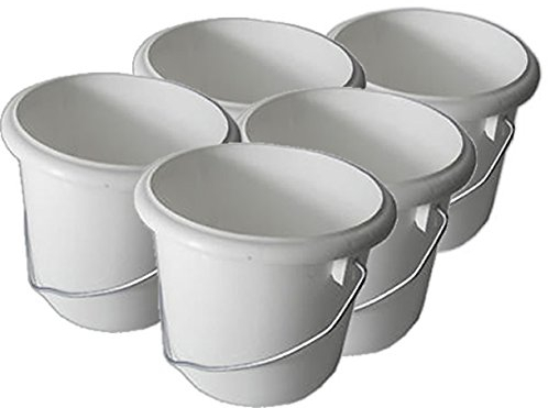 5 x 2 Litre Plastic Paint Kettles