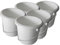 5 x 2 Litre Plastic Paint Kettles
