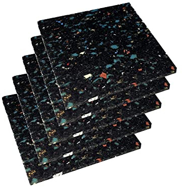 Terrassenpads 90 x 90 x 6mm 8mm 10mm 12mm 15mm 20mm, sowie 100 x 100 x 3mm! Stärke und Menge auswählbar. (90 x 90 x 6mm Menge: 50 Stück)