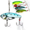 Sougayilang Spinner Löffel Blade Swimbait Süßwasser Salzwasser Angelköder und Köder - 4 Stück