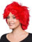 Deiters Perücke Clown rot one Size