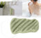 Konjac Baden Peeling Schwamm, 3 Stück Konjac Wash Körper Flattern, 100% Pure Natürliche Sanften Reinigungsschwamm, Wave Sponge Massage Werkzeuge für Körper Reinigung und Pflege(Trocken)(Grün)