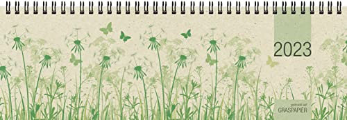 Querkalender 2021 32x10,5cm 1W/2S 4-sprachig GRAS 159-0640