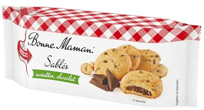 Bonne-Maman - Sablés Fourrés Chocolat-Noisettes - Le paquet de 14 Biscuits