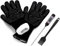 JATrade® Premium Grillhandschuhe inkl. Grillthermometer & Marinierpinsel, Back- & Ofenhandschuhe extrem hitzebeständig, Kaminhandschuhe feuerfest für Grill Dutch Oven Smoker Feuerschale