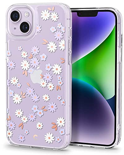 CYRILL von Spigen Cecile [kompatibel mit iPhone 14/13 Hülle], Langlebig innere Klar Muster Transparent weich TPU Bumper Durchsichtige Case - Dream Daisy