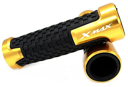 pour Yamaha XMAX300 XMAX400 Xmax X-Max Xmax 125 XMAX250 Xmax 300 400 Moto Guidon Poignées Poignée Bar Embout (Couleur : Or, Size : A)