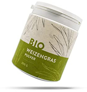 1001 Frucht - Bio Weizengras Pulver - 300 Gramm - Aus kontrolliert biologischem Anbau