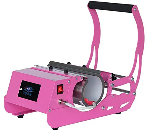 30 OZ Tumbler Heat Press Machine, DIY Mug Heat Transfer 11 OZ 15 OZ 16 OZ 20 OZ 30 OZ Straight Skinny Sublimation Tumblers Cup Heat Transfer Print for Coffee/Ceramic Mugs,Pink