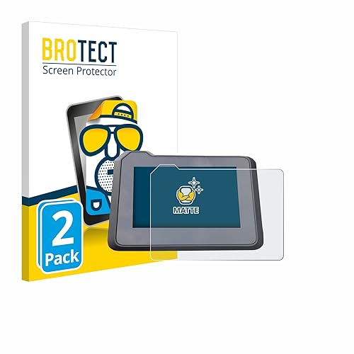 BROTECT Entspiegelungs-Schutzfolie für Husqvarna Norden 901 2022 (2 Stück) Matte Displayschutz-Folie, Anti-Reflex, Anti-Fingerprint