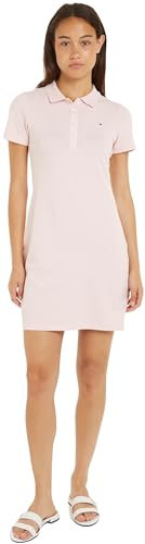 Tommy Hilfiger 1985 Slim Pique Polo Dress SS WW0WW37853 Robes, Rose (Whimsy Pink), XL Femme