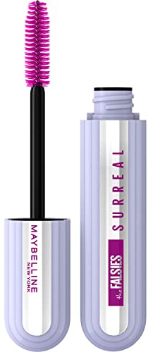 Maybelline The Falsies Surreal Extensions Washable Mascara, Volumizing, Lengthening Mascara Make Up, Blackest Black, 1 Count