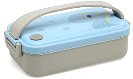 Kiokids Caja Almuerzo Acero Inoxidable Dino Azul