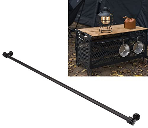 TICFOX Magnetische Hängestange,Multifunktion Metall-Seitliche Aufhängung Stange Mit Haken für Das Camping zu Hause Im Freien