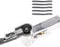 Holdfiturn Air Belt Sander 16000RPM Pneumatic Belt Sander 10 x 330mm Belt Sander Machine 1/4 Finger File Sanding Buffing Assorted Vehicle Pneumatic Tools Sander for Wood Iron Aluminium Metal
