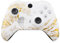 eXtremeRate Custodia Cover per Xbox Elite Series 2 Controller Model 1797,Scocca Case Frontale Ricambio per Xbox Elite Series 2 Wireless Controller Core&2 Anelli-Grande Onda d'oro Bianca