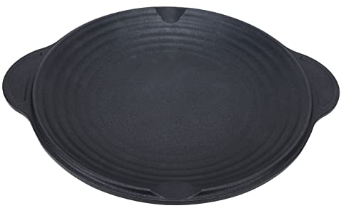 GaRcan Padella per barbecue coreana, piastra per barbecue antiaderente in lega di alluminio rotonda ad alta conducibilità termica, multifunzione, per cucina domestica, pentole, per carne